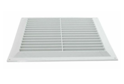 9x6 White Plastic Louvre Vent