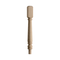 White Oak Turned Spigot Newel Post 91mm