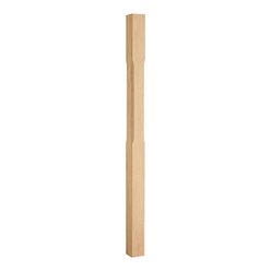 White Oak Stop Chamfered Newel Post 1500mm