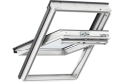 VELUX GGU CK04 007030 White Centre Pivot Solar INTEGRA Window 55x98cm