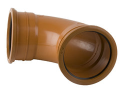 160mm Double Socket 87.5Deg Long Radius Bend Brett B6031