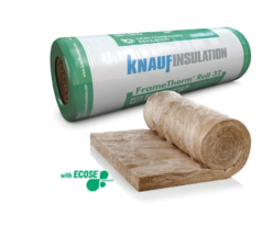 Knauf Frame32 4.5Mx2/570 x 90mm (5.130M2) Earthwool Frametherm32 Roll  JG27040