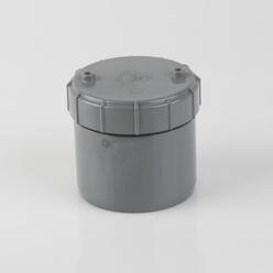Screwed Access Cap 110mm Soil & Vent BS431G