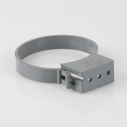 Single Fixing Pipe Bracket Grey 110mm Soil & Vent BS438G