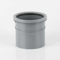Single Socket Grey 110mm Soil & Vent BS432G