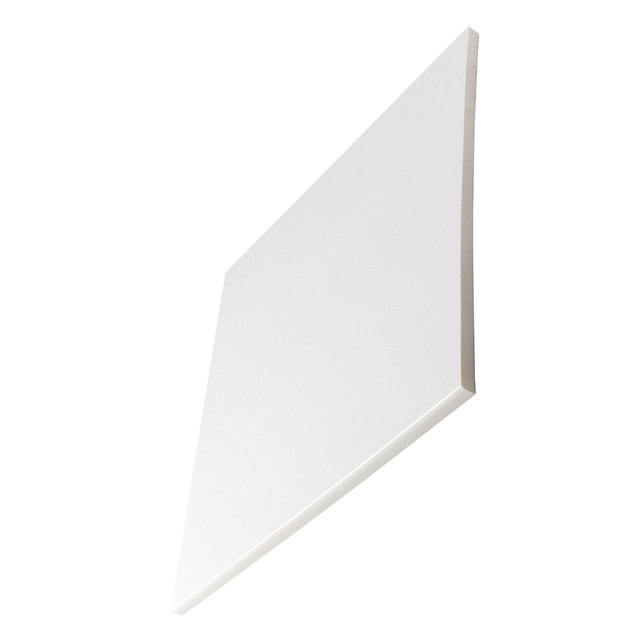 White Flat Soffit Board 5 Metre - 200x9x4