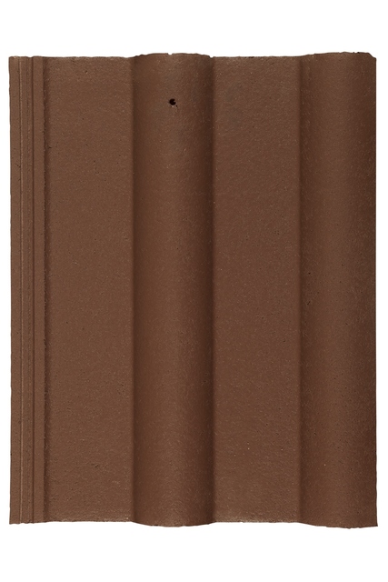Marley Double Roman Interlocking Tile Smooth Brown