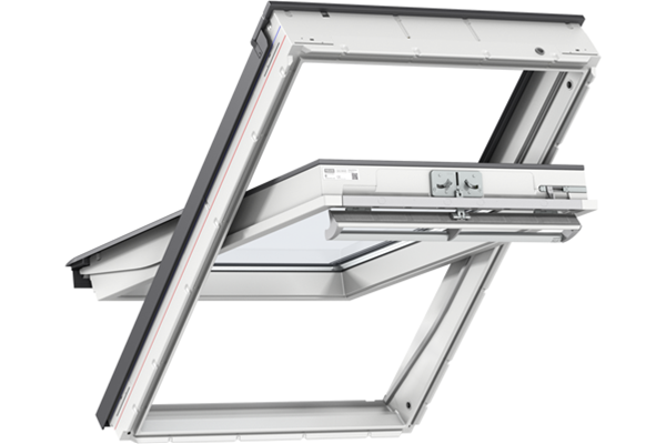 VELUX GGU CK04 0070 White Centre Pivot Window Laminated - 55cm x 98cm