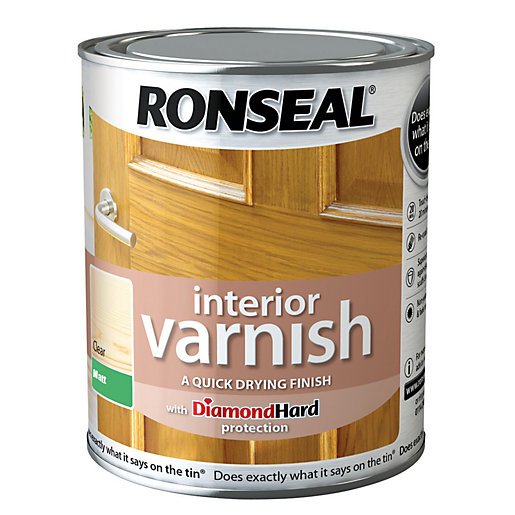 Ronseal Interior Varnish Clear Matt 750ml