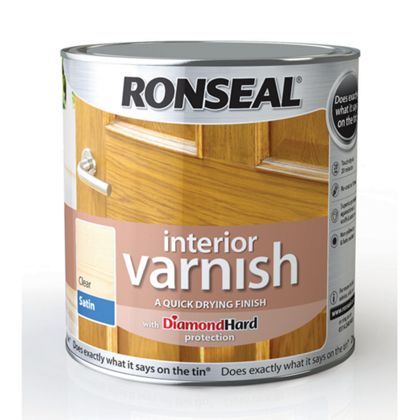 Ronseal Interior Varnish Clear Satin 2.5L