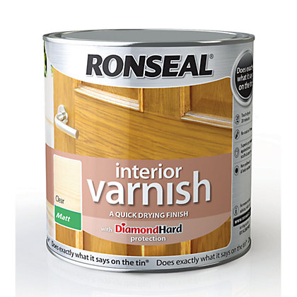 Ronseal Interior Varnish Clear Matt 2.5L