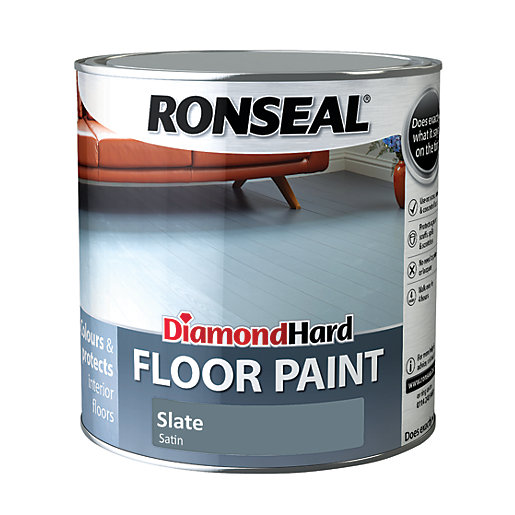 Diamond Hard Floor Paint Slate 2.5Ltr