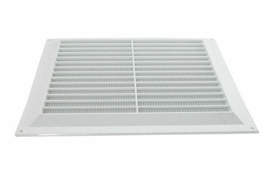 9x6 White Plastic Louvre Vent