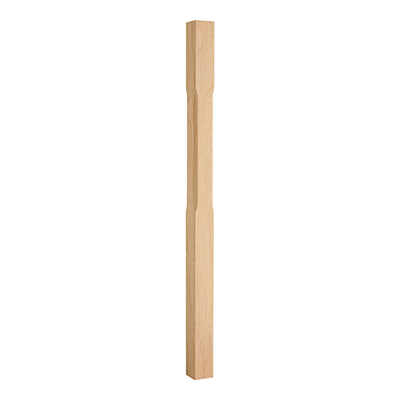 White Oak Stop Chamfered Newel Post 1500mm