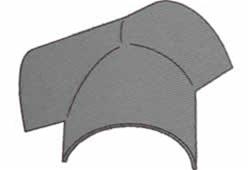 Marley Third Round Hip Apex Cap for 36 - 45 Degree Pitch