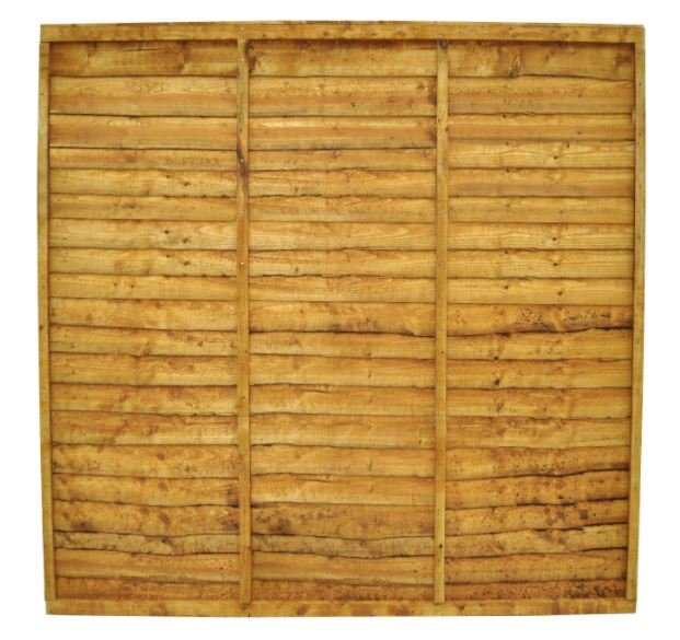 Trade Lap Fence Panel - Golden Brown
