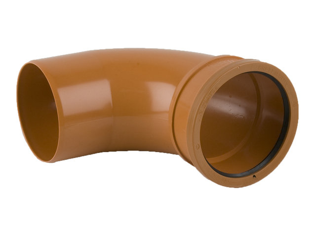 110mm Single Socket 87Deg Short Radius Bend Brett B5041