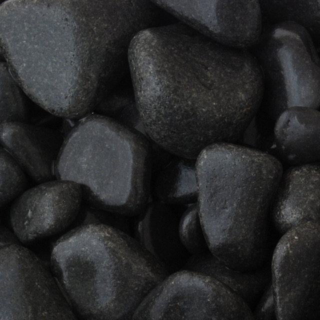 Black Basalt Cobbles 60-120mm Small Bag