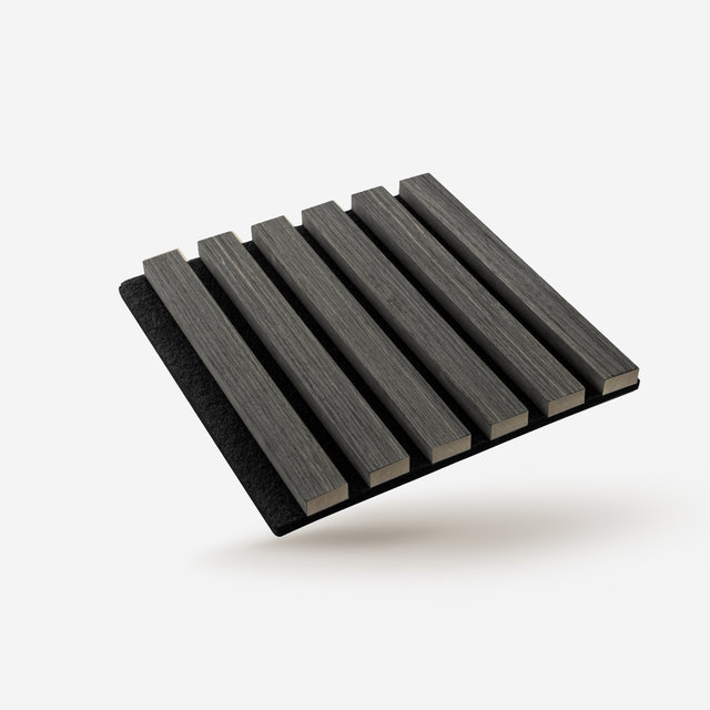 Cheshire Mouldings Dark Grey Acoustic Slat Wall Panel 2400x605x22mm WPKT8
*SPECIAL OFFER*