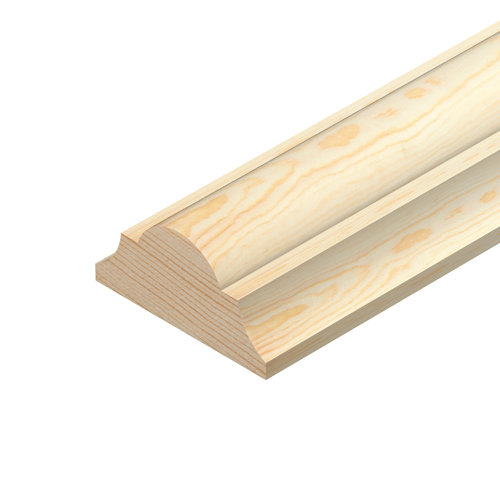 Dado 41x20mm Pine 2.4m TM480 for use as a Dado Rail and as wall panel kit moulding Cheshire Mouldings