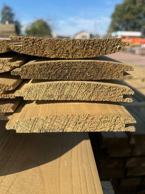 Redwood Log Lap Treated 19x120mm