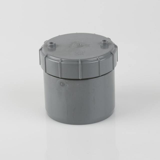 Screwed Access Cap 110mm Soil & Vent BS431G