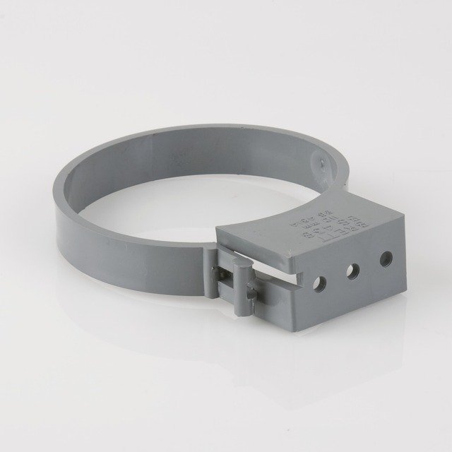 Single Fixing Pipe Bracket Grey 110mm Soil & Vent BS438G