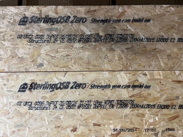 Sterling OSB/3 Zero Ply Board 2400 x 625 x18mm TG4