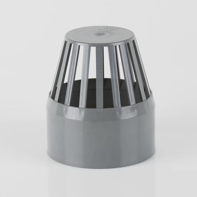 Vent Cowl Grey 110mm Soil & Vent BS427G