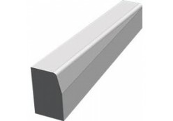 Single Right Hand Drop Kerb Straight Grey 125x255/150 Thumbnail