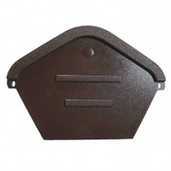 Modern Ridge End Cap Brown Thumbnail