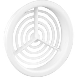 Circular Soffit Vent White Thumbnail