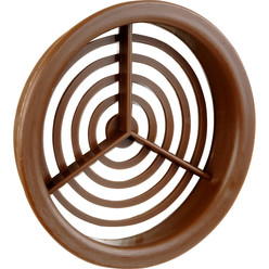 Circular Soffit Vent Brown Thumbnail