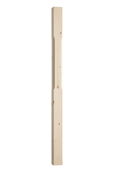 Pine Stop Chamfered Newel Post 91mm Thumbnail