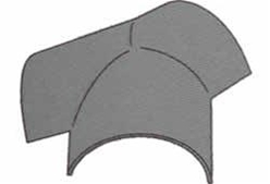 Marley Third Round Hip Apex Cap for 36 - 45 Degree Pitch Thumbnail