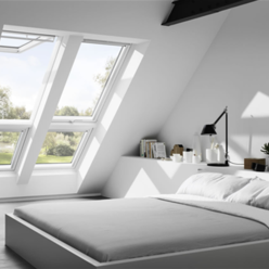 VELUX GPU MK08 0070 White Top Hung Window Laminated - 78cm x 140cm Thumbnail