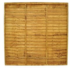 Trade Lap Fence Panel - Golden Brown Thumbnail