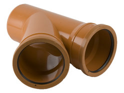 110mm Double Socket 45Deg Equal Junction Brett B5111 Thumbnail