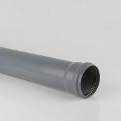 3M Pipe single Socket Grey 110mm Soil & Vent BS414G Thumbnail