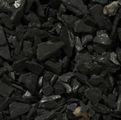 Charcoal Black Slate chip 20mm Thumbnail
