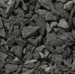 Charcoal Black Slate chip 20mm Thumbnail