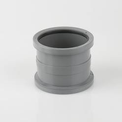 Double Socket Grey 110mm Soil & Vent BS406G Thumbnail