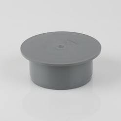 Socket Plug in Grey 110mm Soil & Vent BS439G Thumbnail