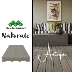 Ultrashield Naturale Antique Grooved Edge Deck Board 23x138x4.8m Composite Decking  US53 (AT) Thumbnail