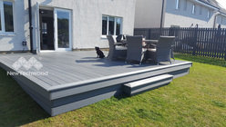 Ultrashield Naturale Light Grey Grooved Edge Deck Board 23x138x4.8m Composite Decking  US53 (LG) Thumbnail