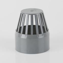 Vent Cowl Grey 110mm Soil & Vent BS427G Thumbnail